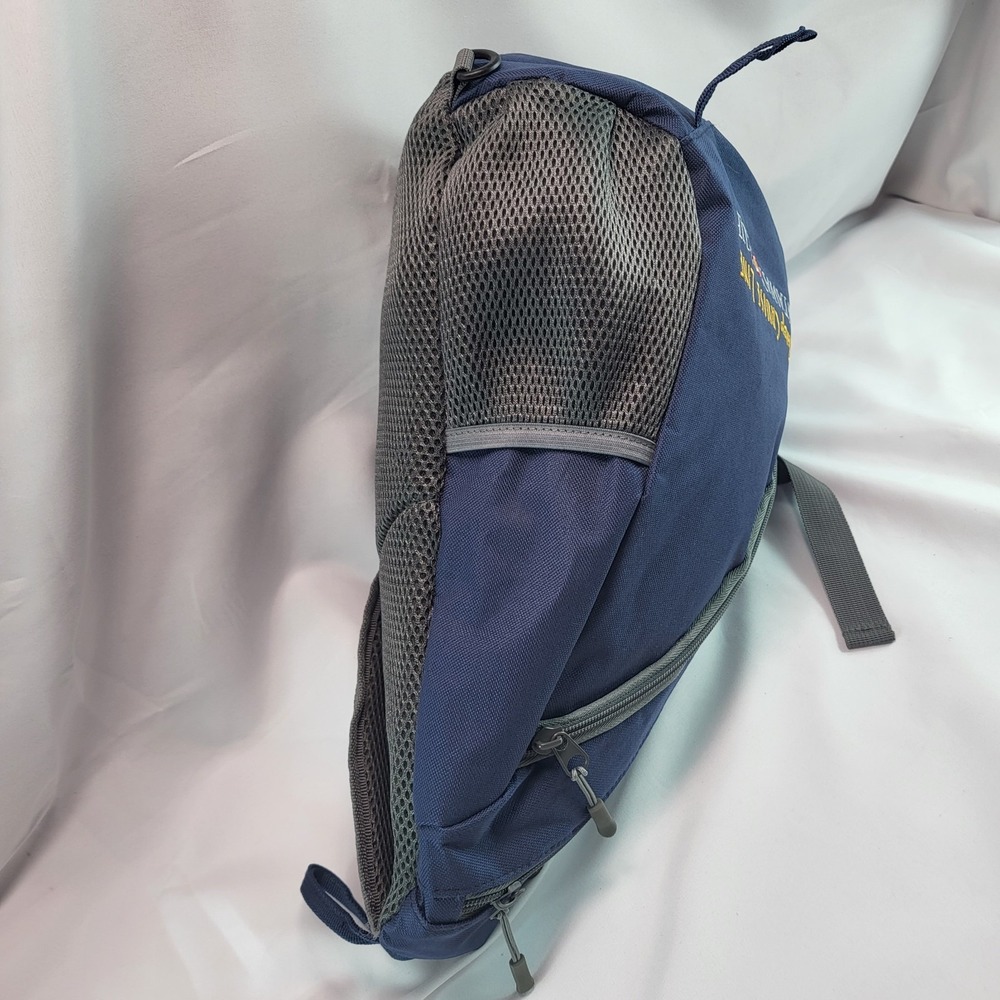 Disney Cruise Line Castaway Club Sling Backpack Blue Gray Shoulder Crossbody Bag - Picture 8 of 14